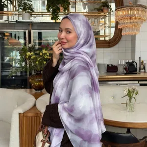 Women Ethnic Rayon Printed Headscarf Elegant Long Shawl Bohemian Viscose Wrap Fashion Muslim Hijab Accessories