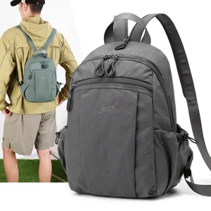 Mochila para Exteriores de Nailon Impermeable Ligera Unisex para Senderismo Escalada Ciclismo Deportes Mochila Casual