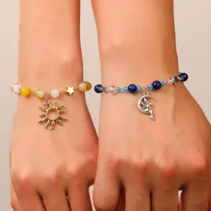 Handgewebte Sportball Armbänder Legierung Fußball Basketball Volleyball Baseball Rugby Verstellbarer Seilschmuck Für Herren Damen