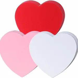 Valentine Heart Paper Cutouts Red Pink Heart Shaped Cards For Wedding Party Bulletin Board Home Classroom Decorations