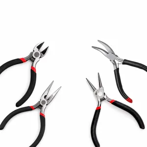 Stahl Schmuckherstellungs Zangen Langnasen Diagonal Lochstanz Werkzeug Für DIY Handgemachtes Handwerk Schmuckreparatur Professionelle Handwerkzeuge