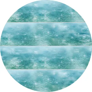Glimmende Watergolven PET Decoratieve Tape Voor DIY Journaling Scrapbooking Kaart Collage Esthetische Schrijfwaren