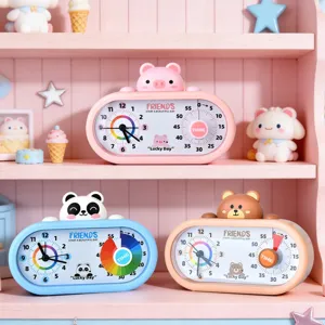 Cartoon Visueller Timer Wecker Für Kinder Lernen Zeitmanagement Wiederaufladbare Analog Digital Schreibtisch Uhr Student Lern Geschenk