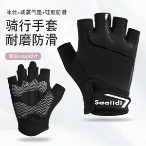 Halbfinger Radhandschuhe Rutschfest Atmungsaktiv Polyester Sporthandschuhe Für Damen Herren Mountainbike Fitness Training Outdoor Handschuhe