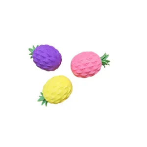 Creatief Ananas Squishy Speelgoed Voor Stressverlichting Handgemaakt Fruit Fidget Speelgoed Zacht Rubber Decompressie Speelgoed Voor Kantoor Huis