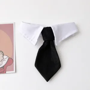 Haustier Tuxedo Krawatte Fliege Polyester Formeller Anzug Kragen Für Kleine Mittlere Hunde Katzen Verstellbar Gentleman Kostüm Hochzeit Party Accessoire