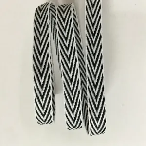 Ruban à Chevrons en Polyester de Style Ethnique 10mm Garniture Pour Accessoires de Vêtements DIY Sangle Tissée Rayée