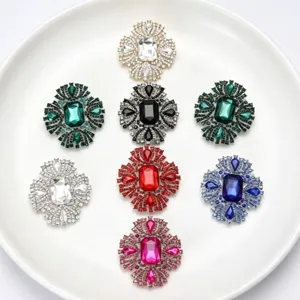 Elegant Tulip Flower Brooch With Alloy Rhinestone And Imitation Artificial Pearl Gold Silver Pins For Women Suits Banquet Jewelry