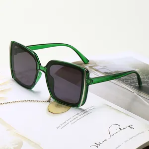 Square Frame Sunglasses For Women Men Retro Oversized Elegant Fashion Sun Glasses UV400 Protection Travel Beach Eyewear 5159