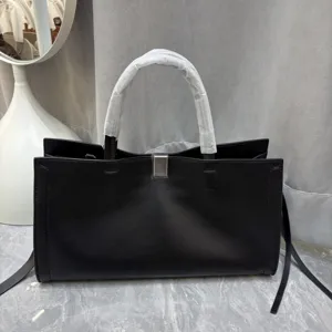 Luxury Genuine Cowhide Nappa Leather Tote Bag For Women Minimalist Large Capacity Tassel Handbag Vintage Commuter Shoulder Bag High End Fashion Purse