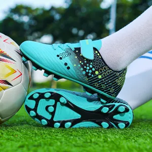 Professional Kids Teenagers Football Shoes High Grip Cleats Turf Soccer Training Sneakers For Artificial Grass Boys Girls Athletics