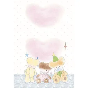Cute Cartoon Bear Cat Journal Inner Pages Washi Paper Planner Refills For A7 A6P Binder Scrapbooking Stationery Decorative Paper