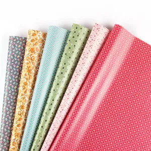 Pastoral Floral Gift Wrapping Paper Printed Coated Art Paper For Birthday Valentine's Day DIY Creative Gift Packaging Paper Sheets