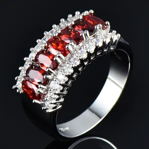 Anillos Abiertos Elegantes Y Lujosos De Cobre Redondo Con Incrustaciones De Zirconia Y Chapado En Oro De 18k