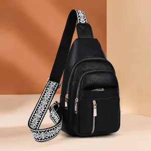 Dames PU Leer Schoudertas Retro Vintage Borsttas Meerdere Vakken Stijlvolle Schoudertas voor Dames