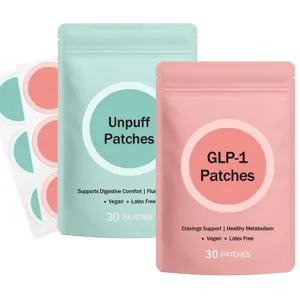 OCEAURA GLP-1 Patches Corporels de Gestion du Poids 30 Pièces Soutien Métabolique Coupe-faim Extraits de Plantes Femme