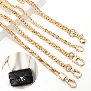 Metall Taschenkette Ersatz Für Umhängetasche Schultertasche DIY Handtasche Zubehör Abnehmbare Metall Flache Gliederkette