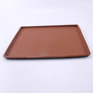 Silicone Baking Mat Nonstick Swiss Roll Cake Tray Oven Sheet Pan With Raised Edges Heat Resistant Flexible Kitchen Tool