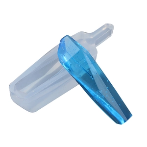 Moule en silicone pour pendentifs en résine de cristal facetté et bijoux DIY