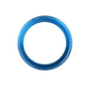 Detail of blue translucent resin mold for DIY crystal ring and jewelry making
