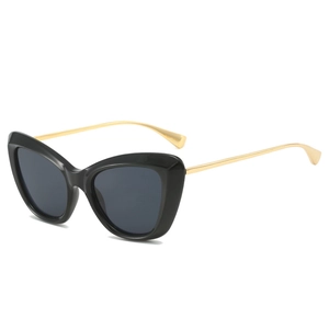 Cat Eye Sunglasses Vintage Fashion UV400 Protection PC Frame Metal Legs Retro Trendy Eyewear For Women Men