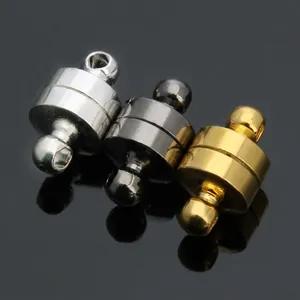 10pcs gold and silver magnetic jewelry clasps for DIY bracelet and necklace crafting