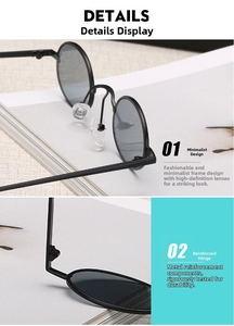 Detailed macro view of reinforced metal hinges and nose pads on oval steampunk sunglasses