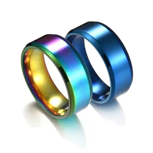 Minimalist Polished Stainless Steel Ring Smooth Band Fashion Jewelry Accessory For Men And Women