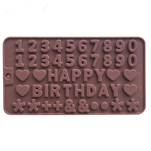 Siliconen Alfabet Cijfer Mal Voor DIY Gietshars Chocolade Taart Decoratie Flexibele Letter Nummer Vormen