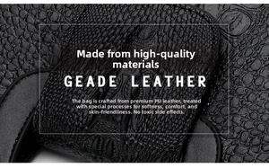 Detailed macro view of black crocodile pattern embossing on high-quality PU leather bag