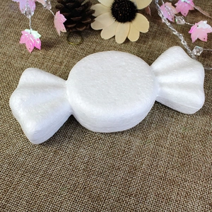 Polystyrene white foam candy shapes for DIY crafts and Christmas festival decorations
