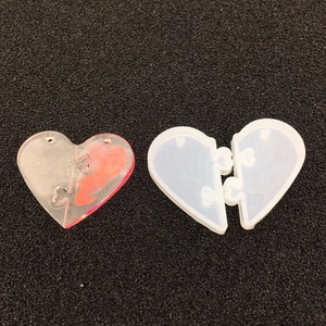 Kit de moules en silicone en forme de puzzle de cœur pour bijoux en résine époxy artisanaux