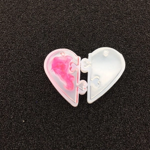 Moule en silicone en forme de puzzle de cœur pour la création de bijoux en résine DIY