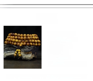 Détails du produit du bracelet en bois de santal à 108 perles pour collection