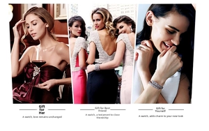 Detailed view of luxury snake-shaped bracelets and diamond-studded jewelry on a model