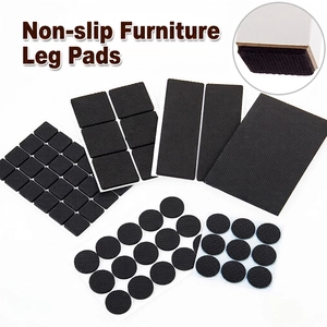 Thickened anti-slip furniture pads in various shapes for chair and table leg protection