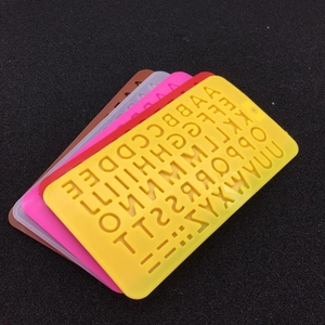 Moules à glaçons en silicone alphabet coloré pour décorations DIY et pâtisseries