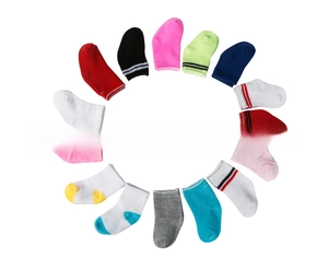 Detailed set of 14 colorful knitted doll socks for 18 inch American Girl dolls
