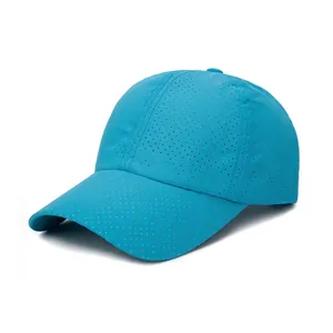 Baseball Cap Quick Dry Perforated Breathable Mesh Hat Outdoor Sport Sunshade Adjustable Sun Hat Men Women