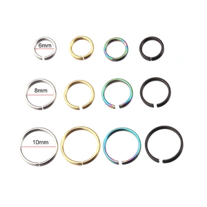 Stainless Steel Lip Ring Septum Nose Hoop Cartilage Piercing Jewelry For Men And Women Fashion Body Piercing