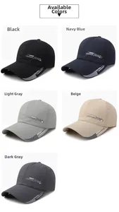 Detailed comparison of five breathable mesh sport caps in black, navy, gray, and beige