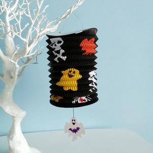 Halloween accordeon papier lantaarn hangende decoratie geest vleermuis feest decor