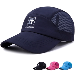 Unisex mesh breathable baseball cap with TC OUTDOORS logo for sun protection and sports