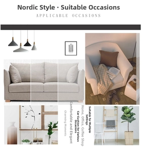 Detail view of Nordic geometric throw pillow covers on a minimalist sofa in a modern living room