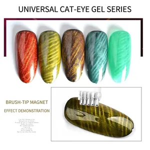 Outil aimant yeux de chat à double extrémité et stylo magnétique pour vernis à ongles