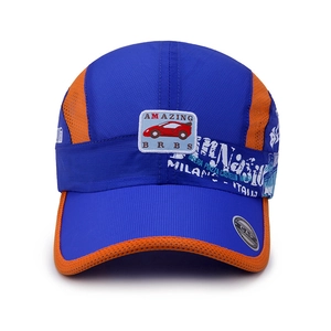 Cappellino da Baseball a Rete per Bambini Asciugatura Rapida Traspirante Sole per Ragazzi Ragazze Ricamo Auto Stampa Sport all'aperto Regolabile