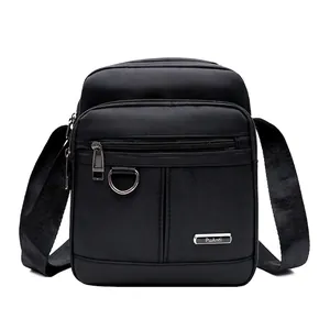 Crossbody Bag Men Waterproof Oxford Multi Pocket Shoulder Messenger Bag For Travel Outdoor Casual Street Style