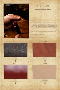 Detail of premium leather swatches including oil-waxed and crazy horse textures