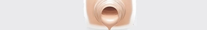 Macro detail of silky liquid foundation pouring with smooth texture on grey background