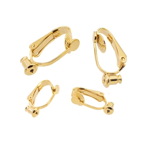 Earring Converters For Non-Pierced Ears Copper Screw Back U-Shape DIY Jewelry Findings Accessory Component Metal Resin